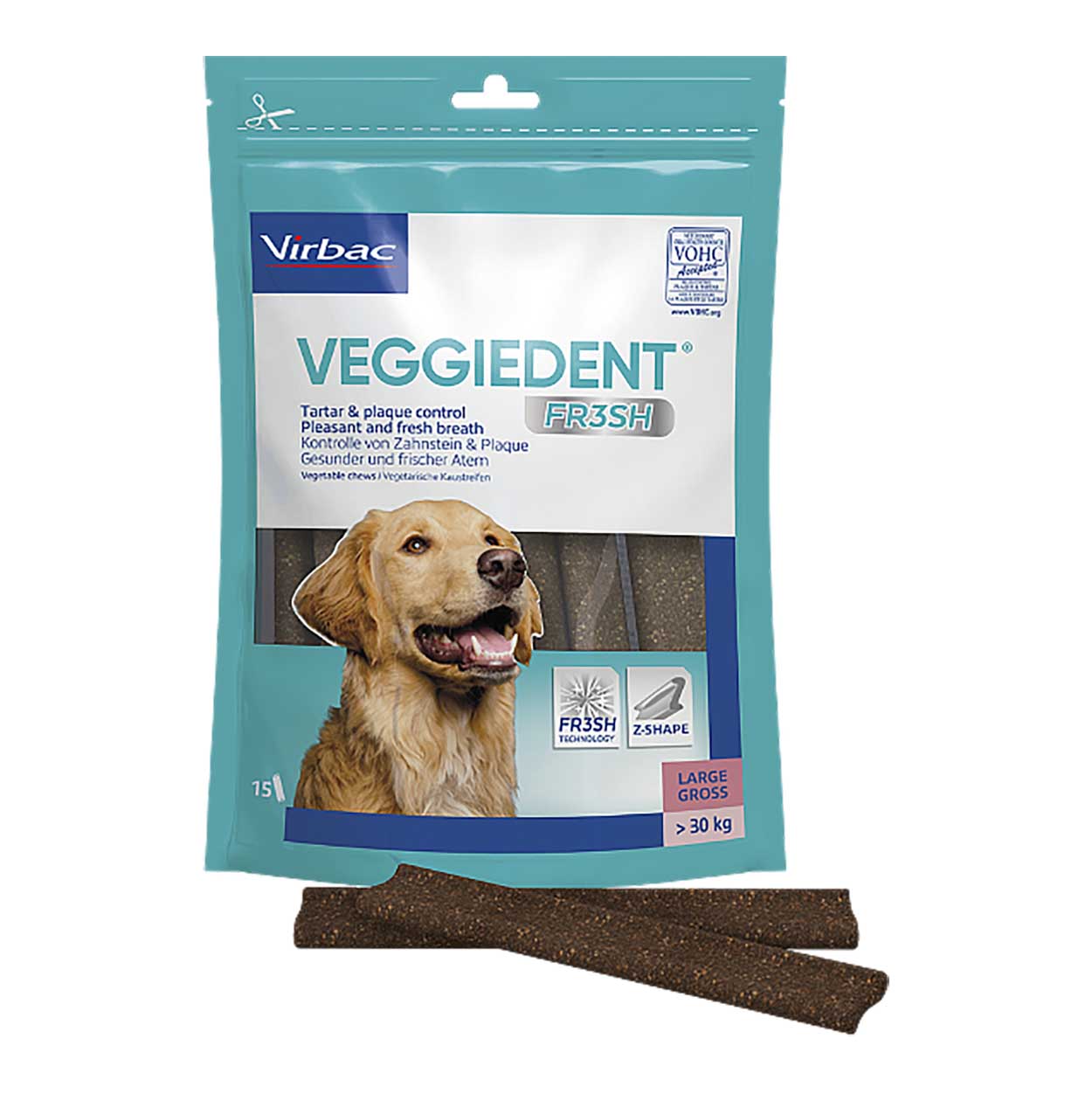 VeggieDent Fresh Kaustreifen L MHD 05-2026 