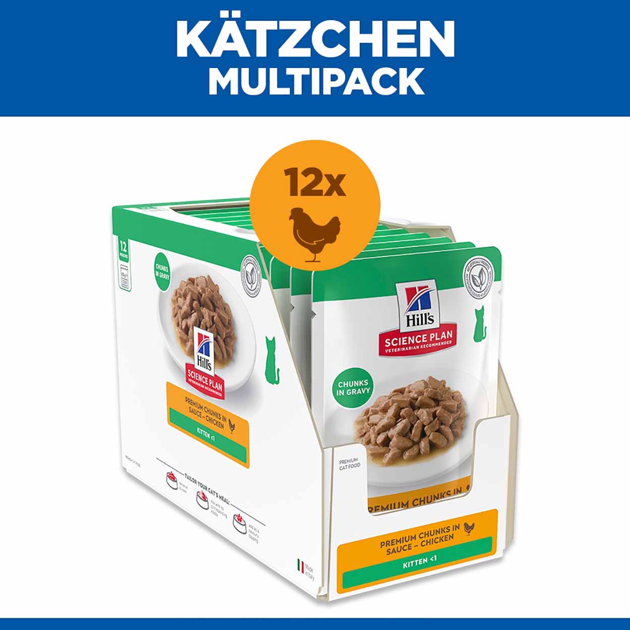 Hills Science Plan Katze Kitten Huhn 12x85g