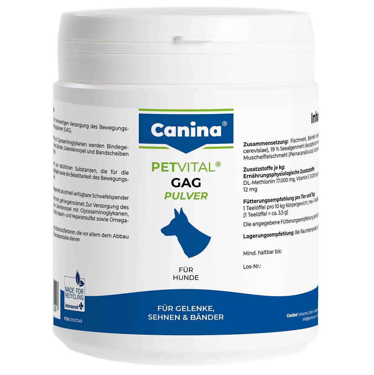 Canina Petvital GAG Pulver