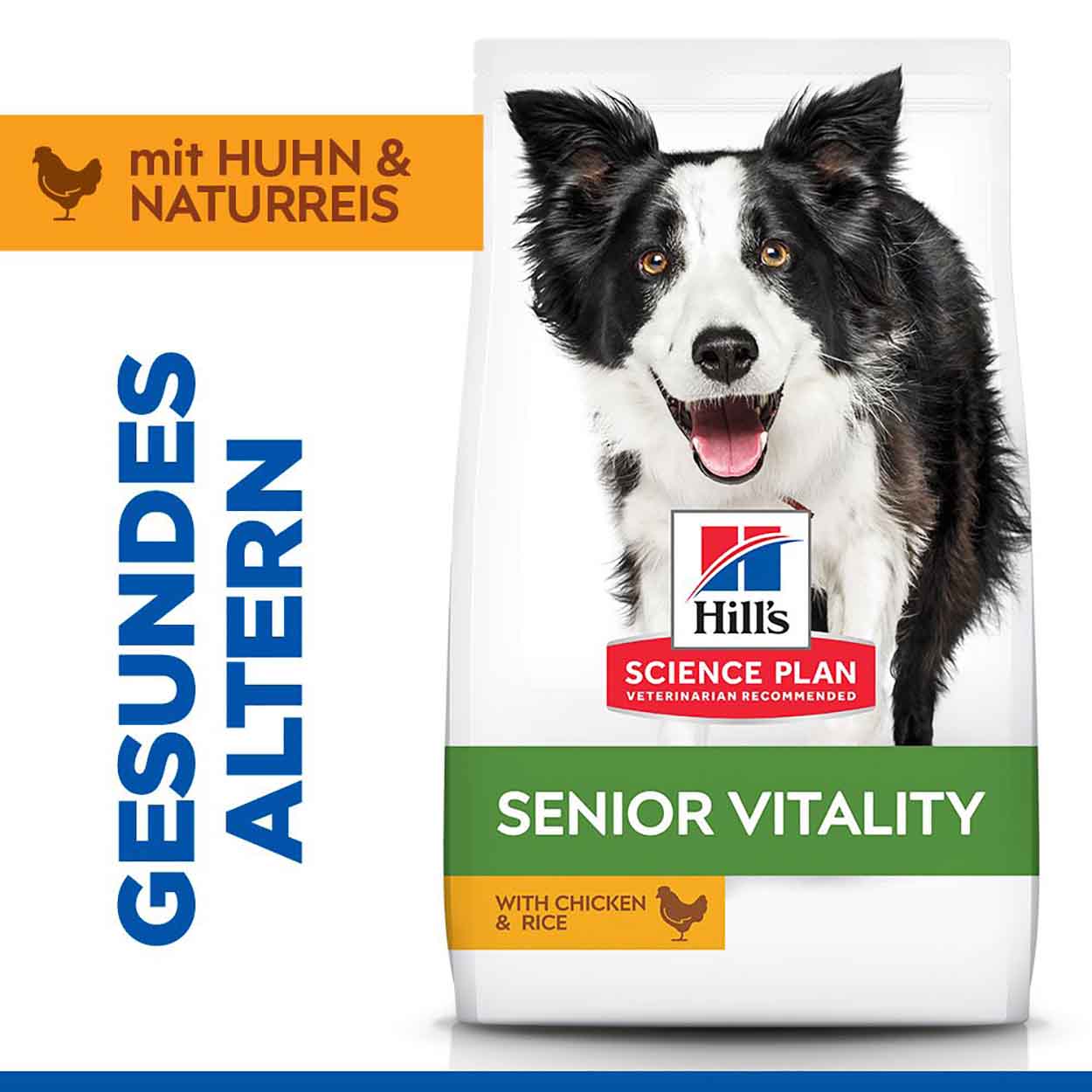 Hills Science Plan Hund Senior Vitality Medium Mature Adult 7+ Huhn 14kg