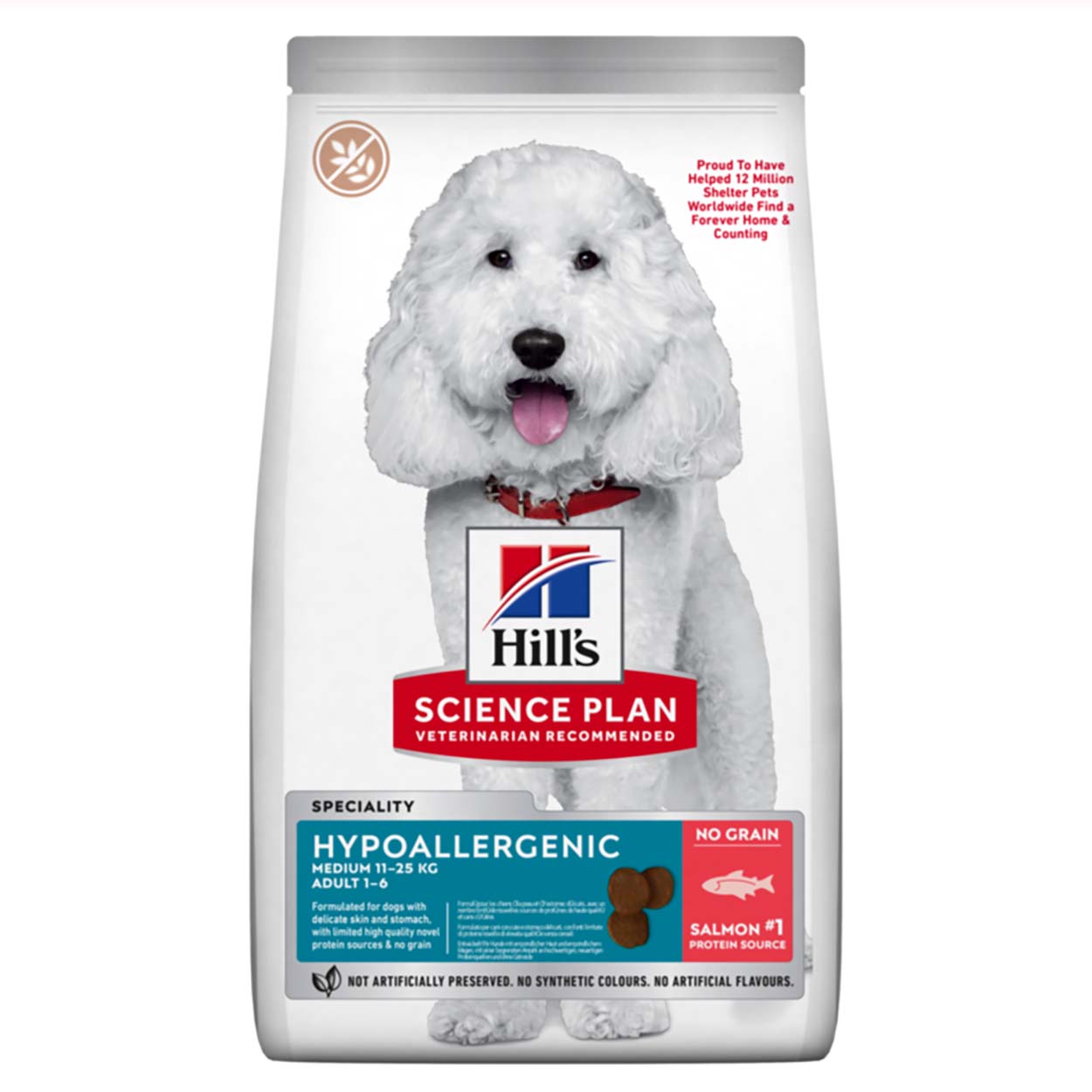 Hills Science Plan Hund Medium Adult Hypoallergenic Lachs 2,5kg