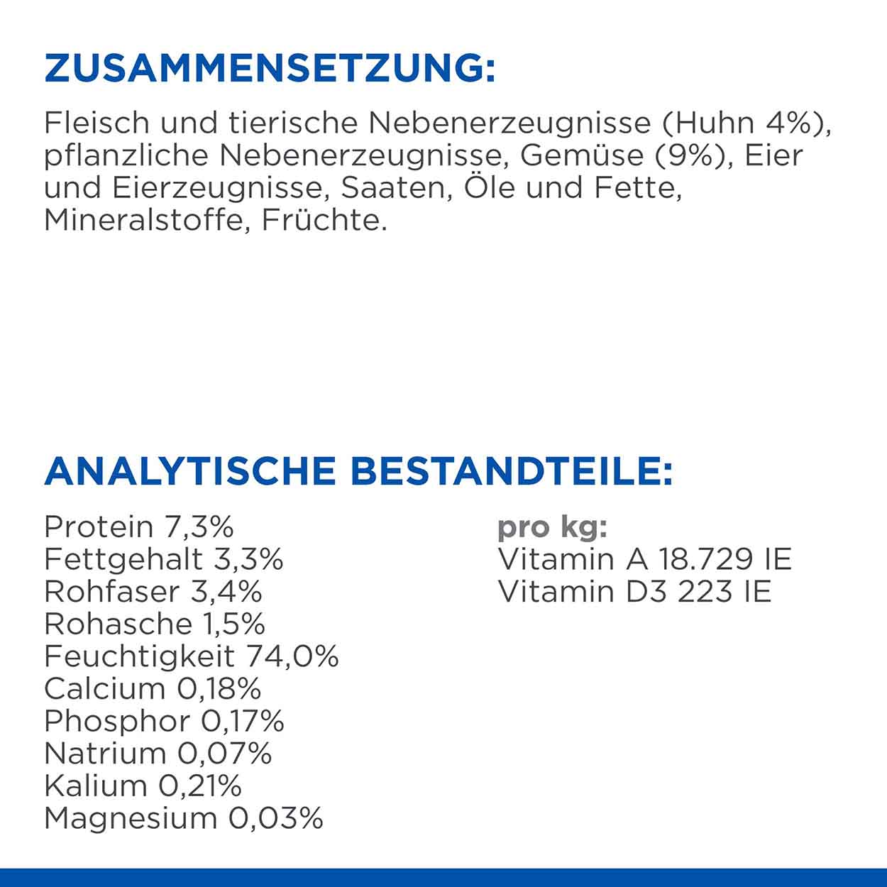 Hills Science Plan Hund Perfect Weight Adult Huhn Gemüse 12x363g