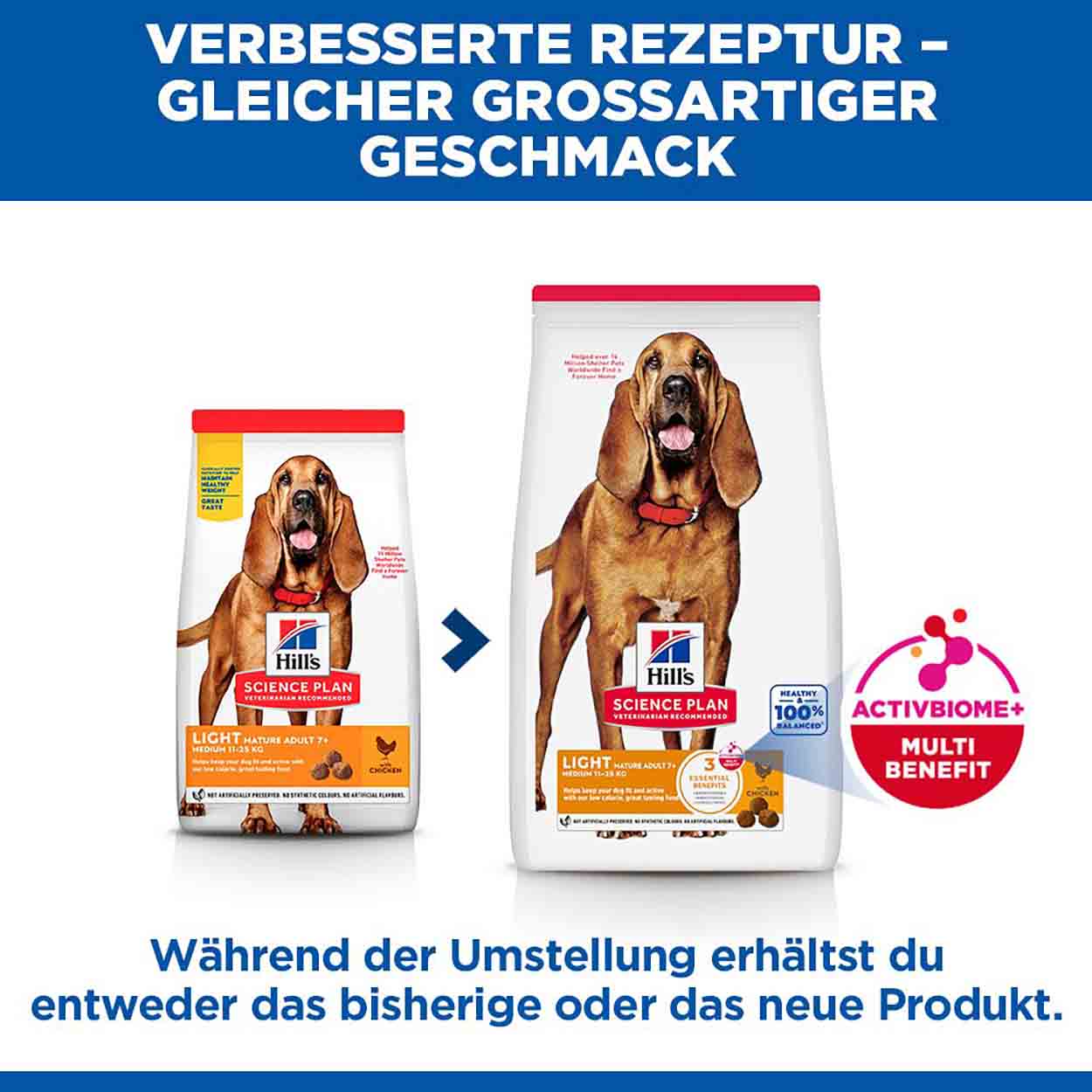 Hills Science Plan Hund Light Medium Mature 7+ Huhn 14kg