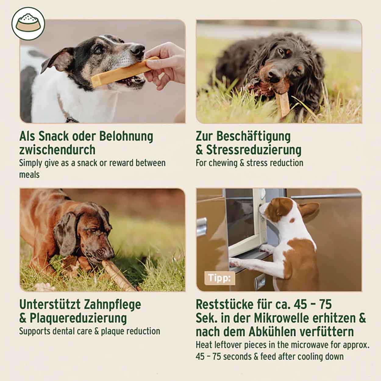 AniForte Käse Kauknochen Medium