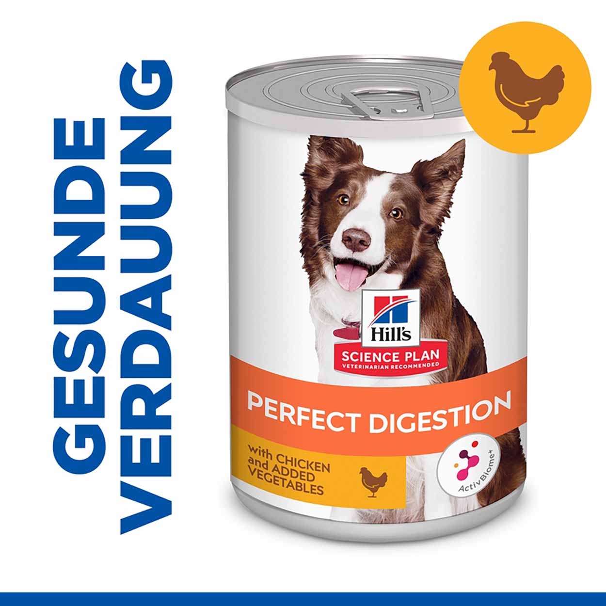 Hills Science Plan Hund Perfect Digestion Adult Huhn Gemüse 12x363g