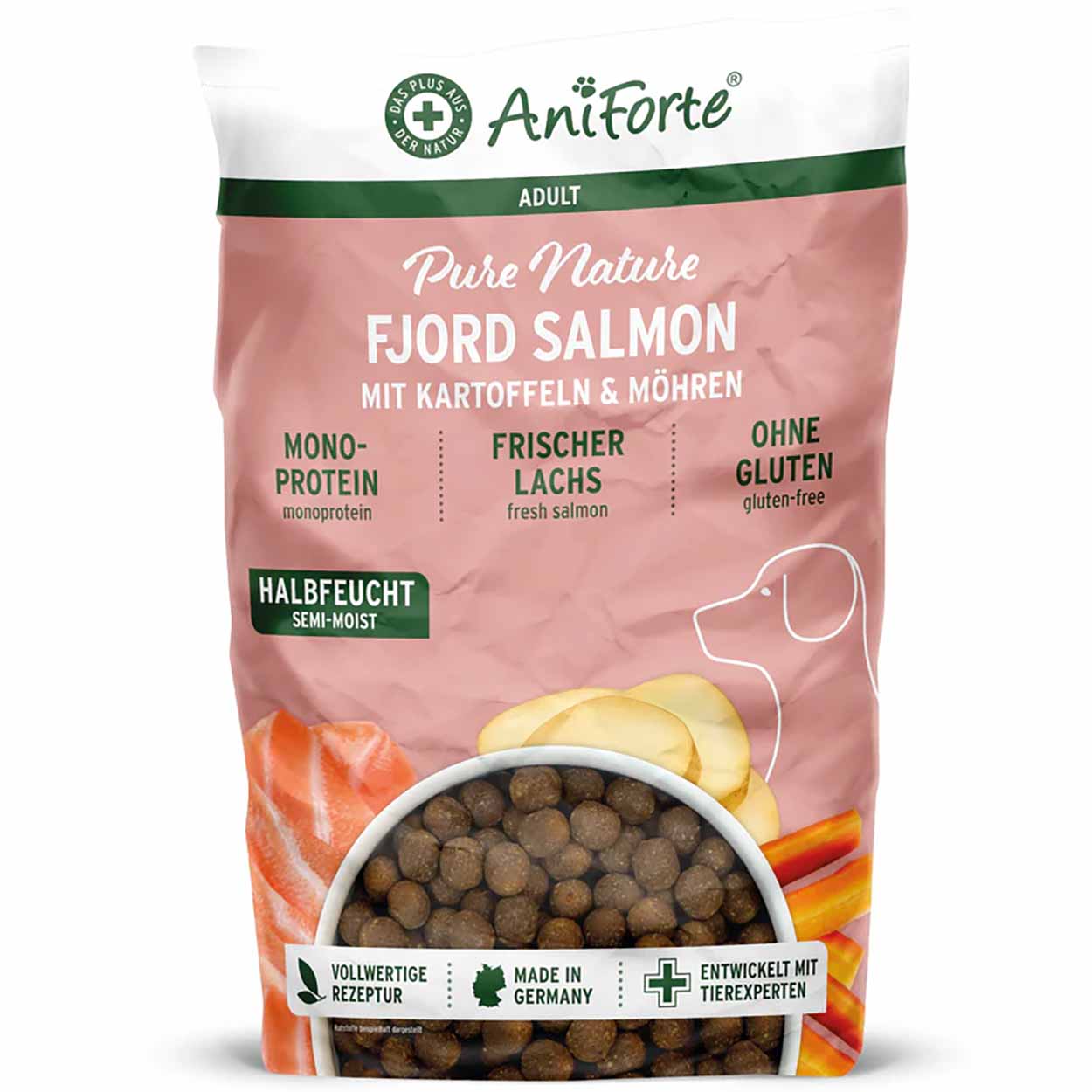 AniForte Pure Nature FjordSalmon halbfeucht 12,5kg