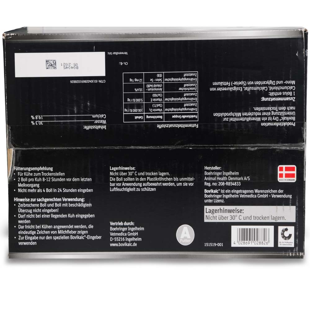 Bovikalc Dry 6x4 Bolus