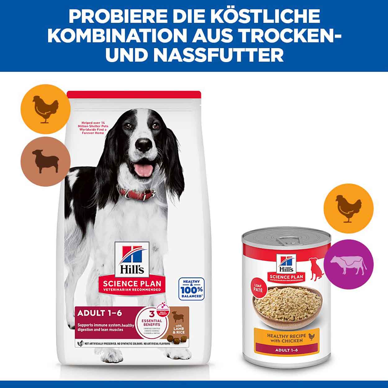 Hills Science Plan Hund Medium Adult Lamm & Reis 14kg Hills Science Plan Hund Medium Adult Lamm & Reis 14kg