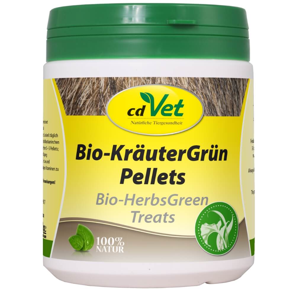 cdVet Bio-KräuterGrün Pellets 400g mindestens haltbar bis 01-2025