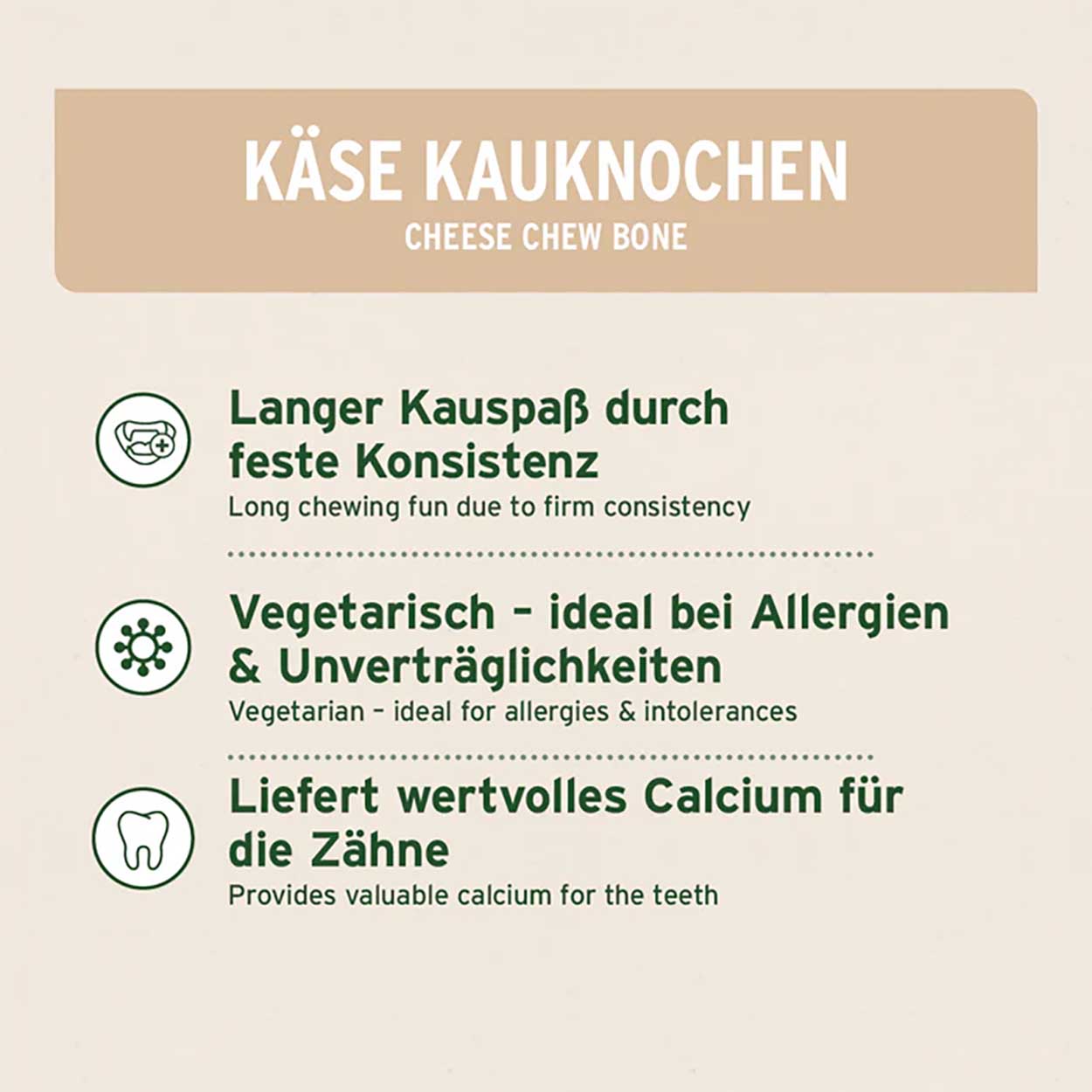 AniForte Käse Kauknochen Medium