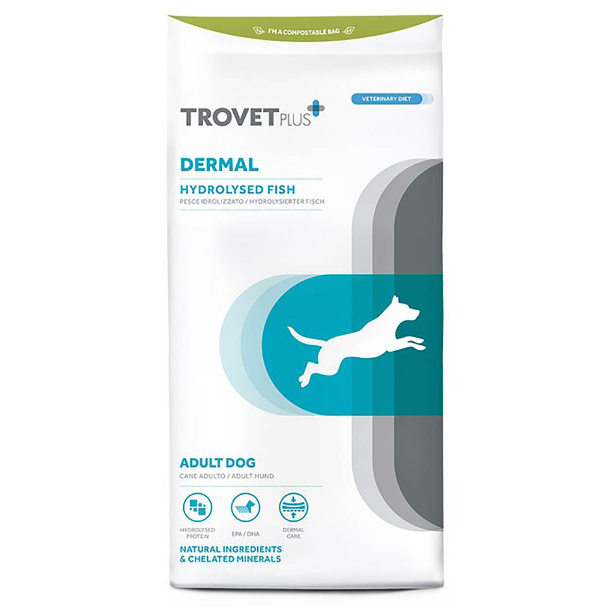 Trovet Plus Dermal Hund Adult Fisch 3kg