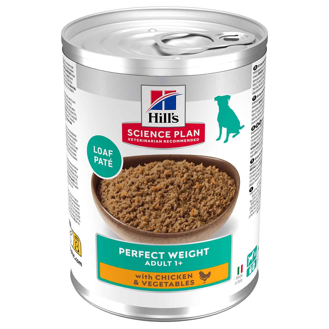 Hills Science Plan Hund Perfect Weight Adult Huhn Gemüse 12x363g