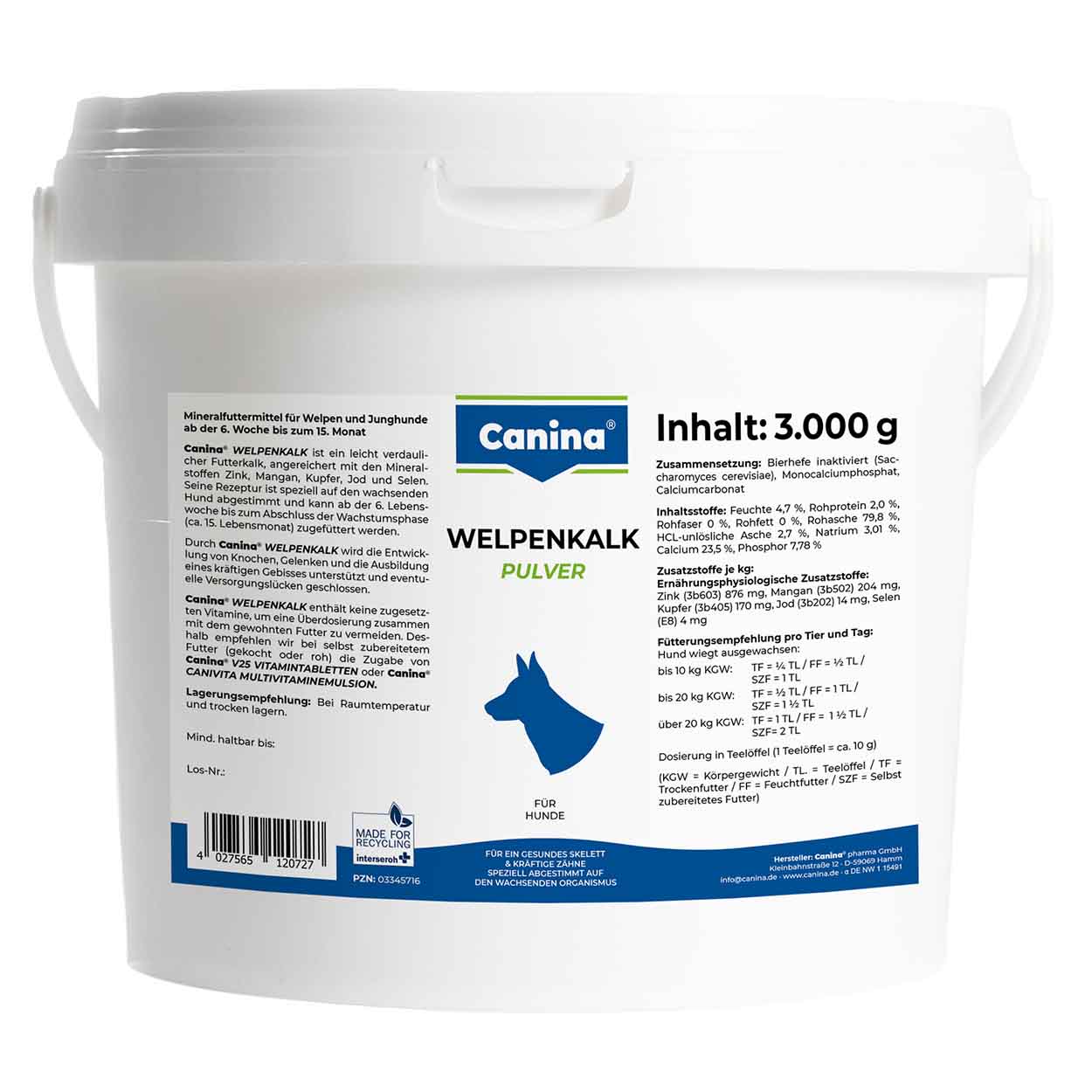 Canina Welpenkalk Pulver