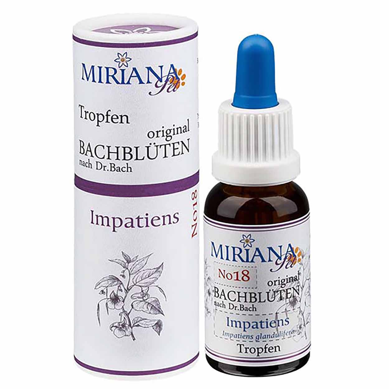 Bachblüten 18 Impatiens 20ml