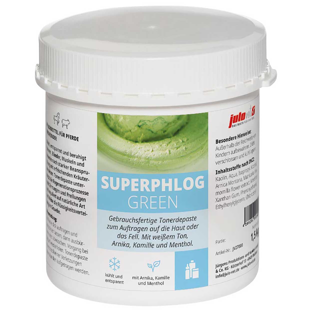 Superphlog Green Tonerde Paste 1500g