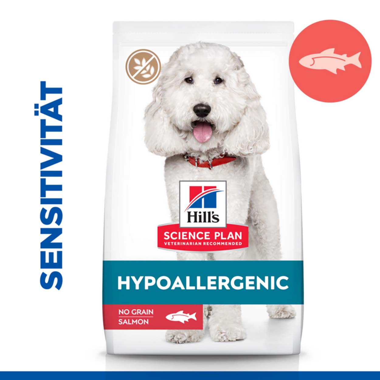Hills Science Plan Hund Medium Adult Hypoallergenic Lachs 2,5kg
