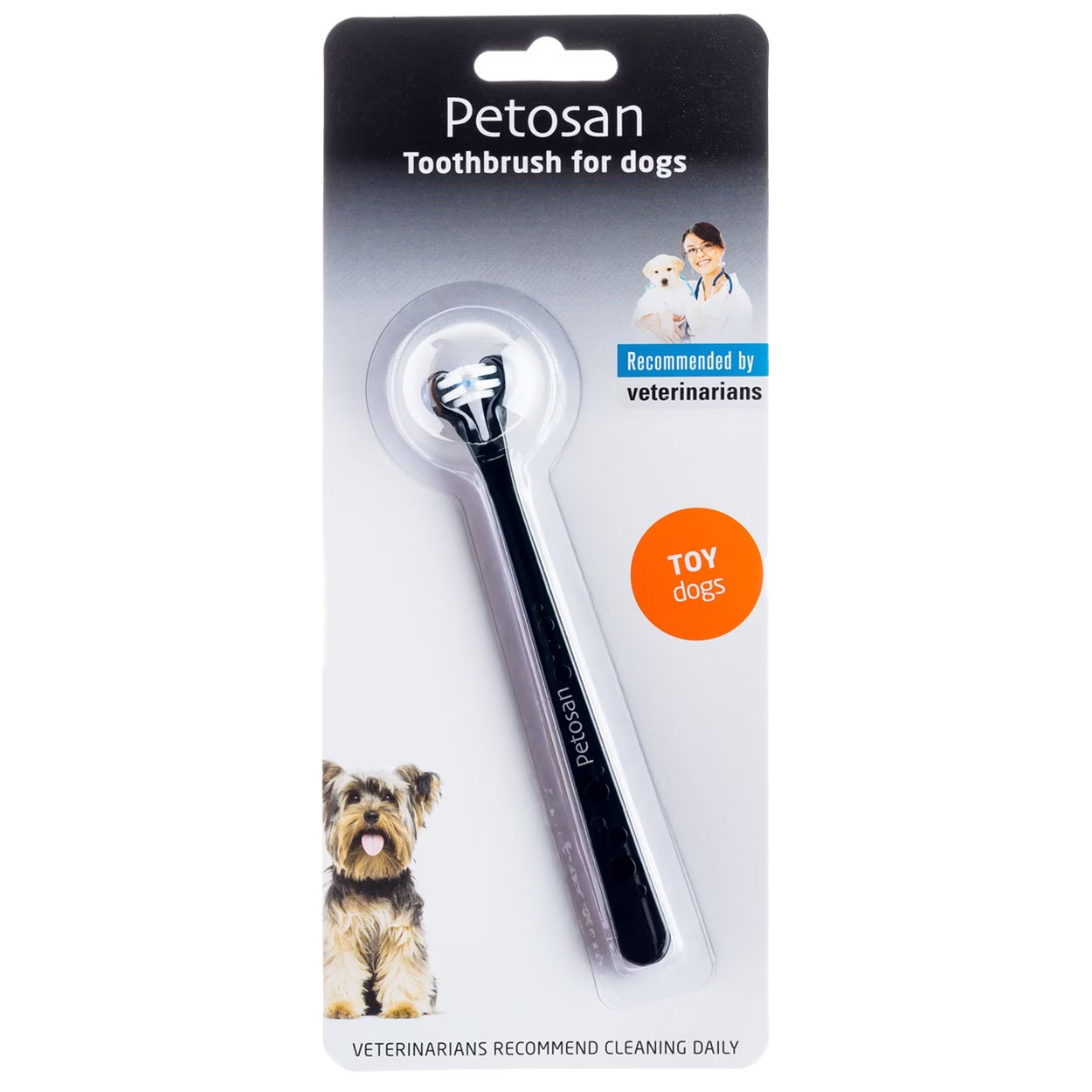Petosan Zahnbürste Twin-Head Toy (kleiner 4kg)