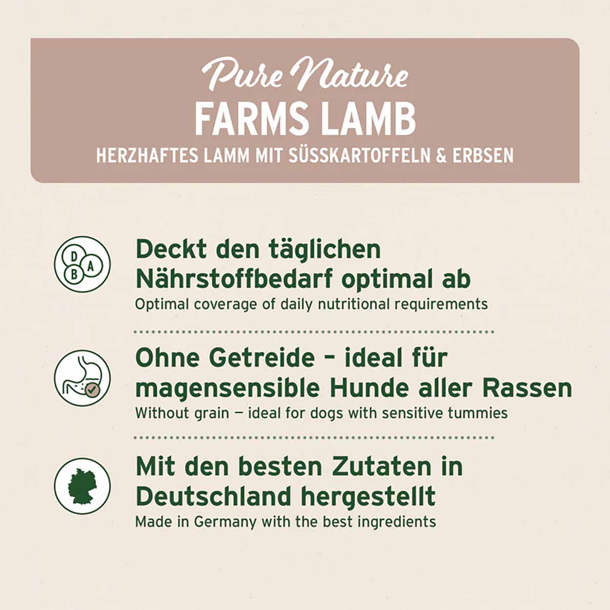 AniForte Pure Nature Farmslamb halbfeucht 2kg