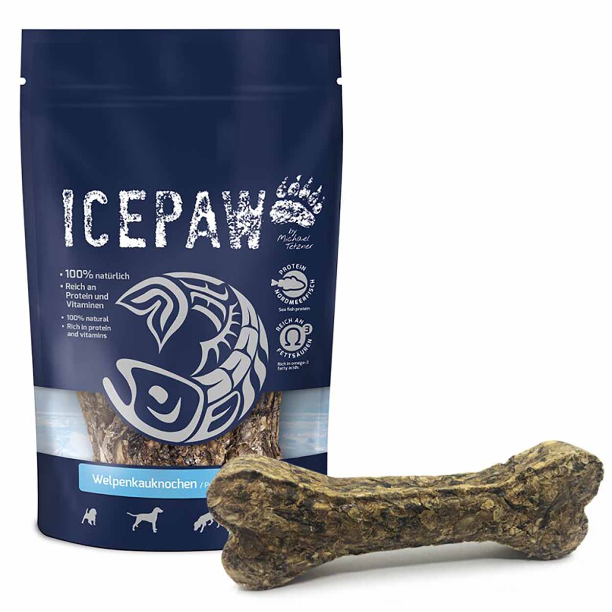 Icepaw Welpenkauknochen 4 Stk