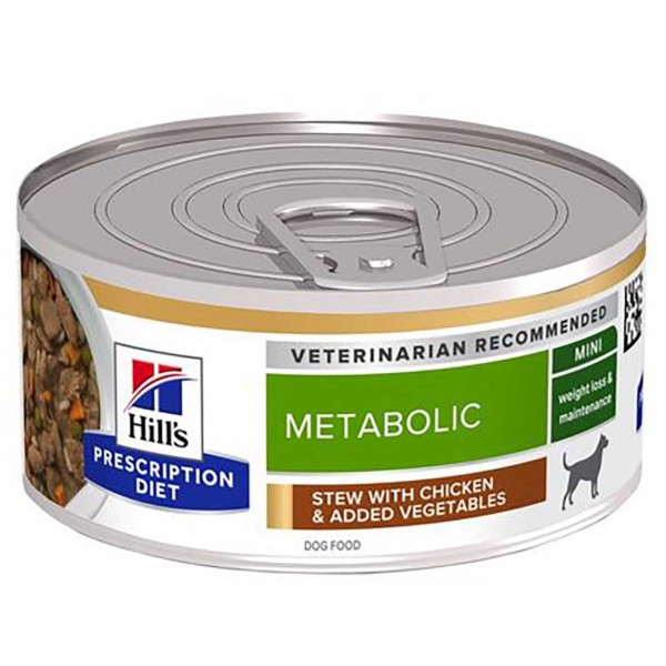 Hills Canine Metabolic Mini Ragout Huhn Gemüse 24x156g