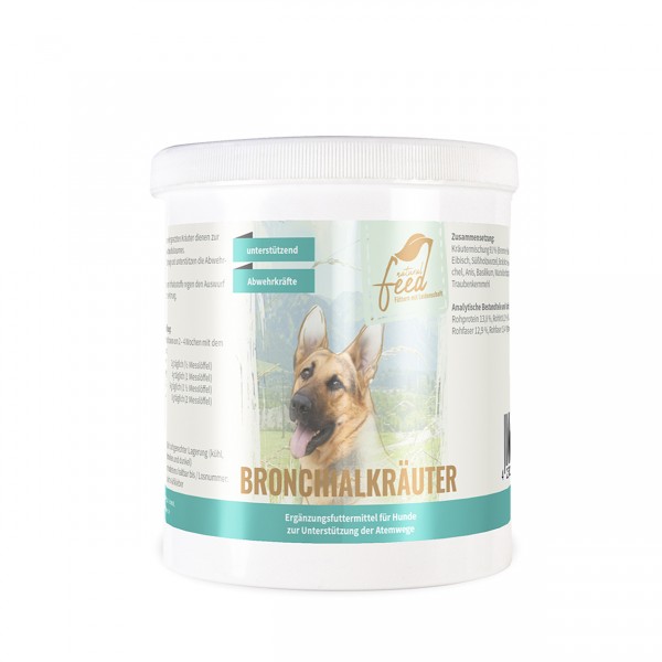 Natural Feed Bronchialkräuter Hund 250g