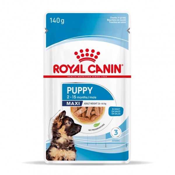 Royal Canin Hund Maxi Puppy 10x140g