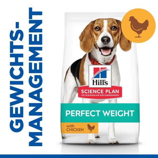 Hills Science Plan Hund Medium Adult Perfect Weight Huhn 12kg