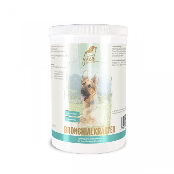 Natural Feed Bronchialkräuter Hund 500g