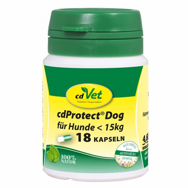 cdVet CdProtect Dog unter 15kg 18Kaps