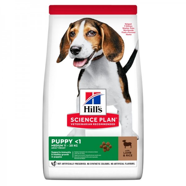 Hills Science Plan Hund Medium Puppy Lamm & Reis 14kg