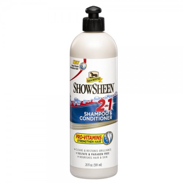 Absorbine Showsheen 2in1 Shampoo and Conditioner 591ml