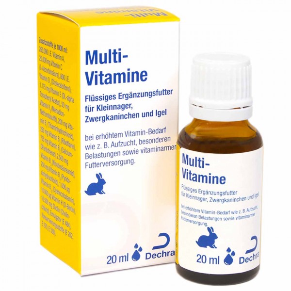 Multi-Vitamine für Kleinnager
