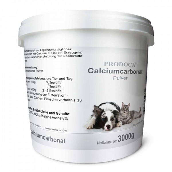 Prodoca Calciumcarbonat Pulver Hund