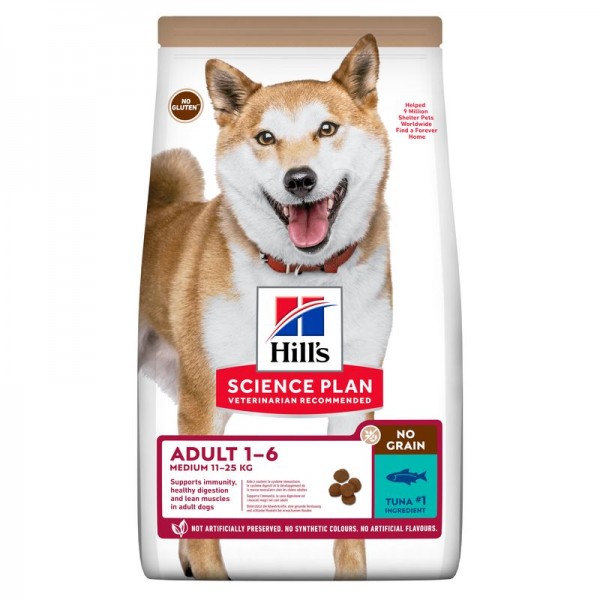 Hills Science Plan Hund no Grain Medium Adult Thunfisch 14kg