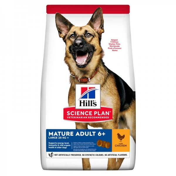 Hills Science Plan Hund Large Breed Mature Adult 6+ Huhn 18kg
