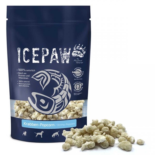 Icepaw Krabben-Popcorn 90g
